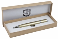 Шариковая ручка с кристаллами в подарочной упаковке Аделфи золото