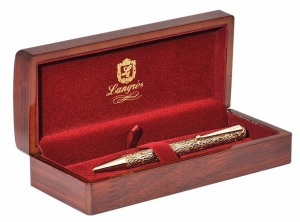 Шариковая ручка в подарочном футляре Лукас gold