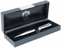 Шариковая ручка в подарочном футляре Плутон silver