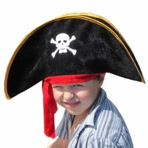 Шляпа Пирата с повязкой детская