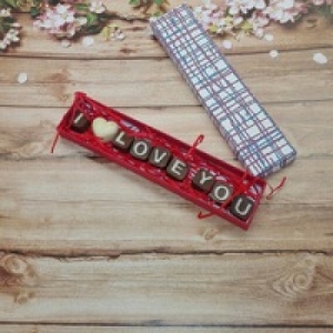 Шоколадные буквы I Love You