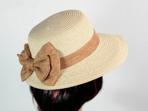 Соломенная шляпа Визье 29 см белая