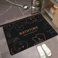 Суперпоглощающий коврик для ванной Bathtime Bearbrick 59*39 см
