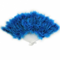 Веер перо (Голубой)