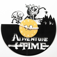 Виниловые часы Adventure time