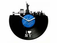 Фото Виниловые часы I love NY