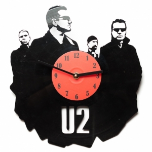 Виниловые часы U2