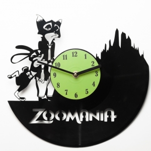 Виниловые часы Zoomania