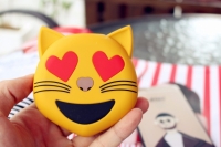 Универсальная портативная батарея Power Bank emoji Котик