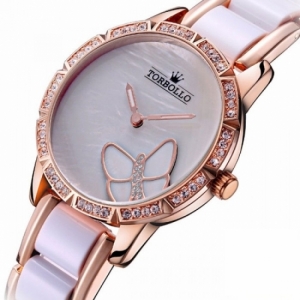 Женские классические часы Torbolo Fashion White