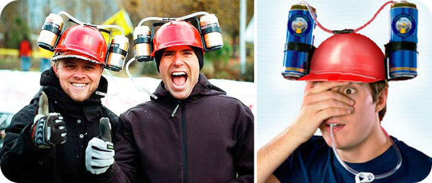 шлем для пива
