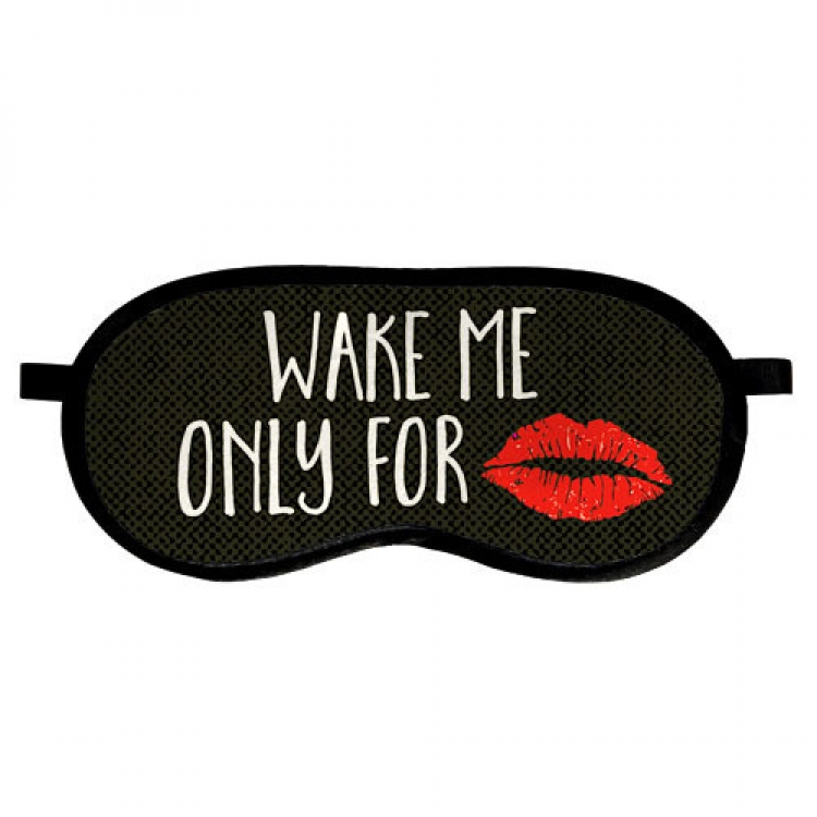 Маска для сну Wake me only for kiss
