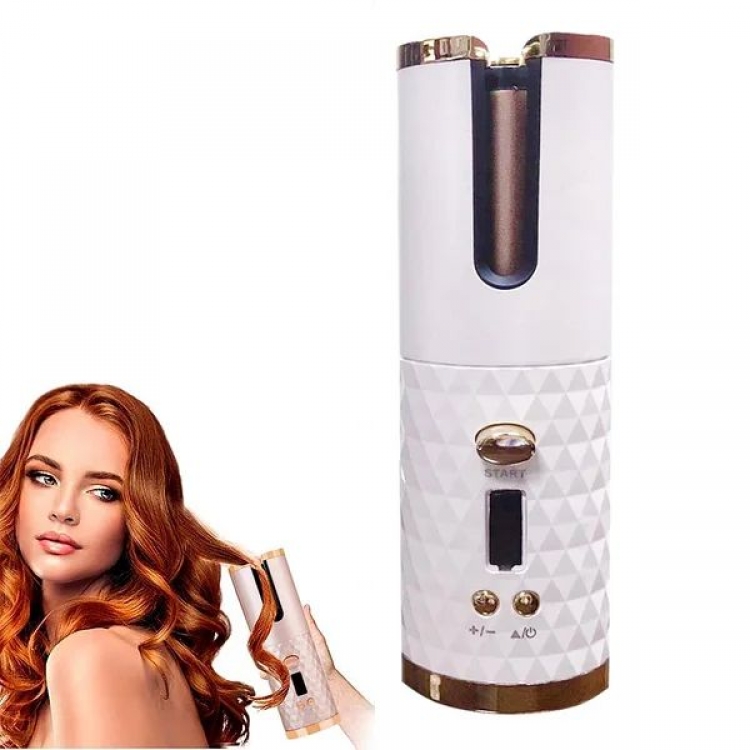 Автостайлер для локонів 3/4 дюймовий Hair Curler Automatic (Білий)