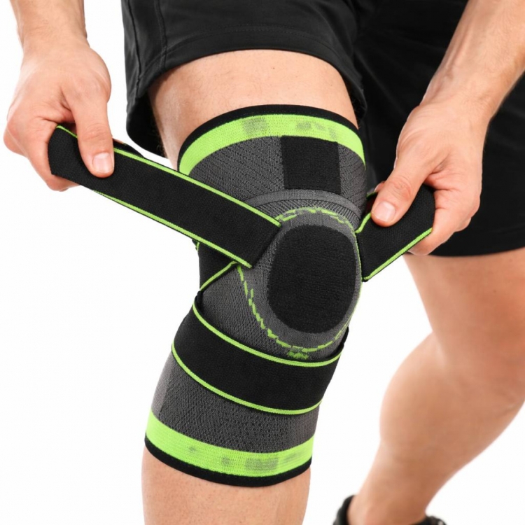Бандаж колінного суглоба KNEE SUPPORT WN-26 зелений для спорту та активного життя