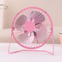Вентилятор настольный на подставке usb mini fun (розовый)