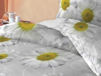 Постельное белье Солодкий сон двуспальный евро дизайн Ромашки