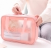 Набор прозрачных сумок-косметичек Washbag Pink 30см 26см 20см