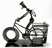 Техно арт подставка для ручек велосипедист металл 19Х21Х7,5 см