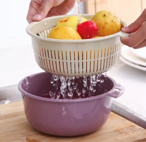 Миска-дуршлаг для мытья овощей и фруктов