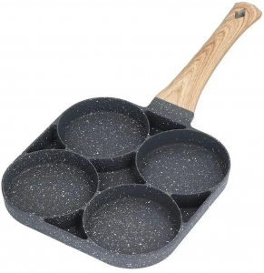 Фото2 Сковорода антипригарная на 4 секции для блинов и яичницы MultiCook 4-in-1