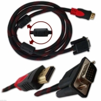 Кабель Hdmi to vga для подключения техники 1,5м