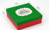 Подарочная коробка Merry Christmas 18х18х6 см