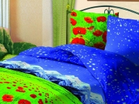 Постельное белье Зоряне сяйво, двуспальный евро, дизайн Маки
