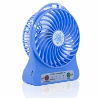 Портативный usb мини-вентилятор ( голубой )