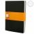 3 блокнота Moleskine Cahier больших черных оранж