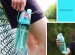 Спортивная бутылка для воды с распылителем New B blue