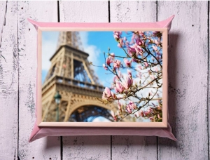 Піднос з подушкою Весна в Парижі