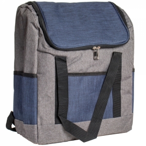 Thermal bag with handles thermal backpack (blue-gray)