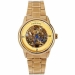 Мужские Скелетон часы Forsining Gold Edition