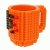 Кружка Lego брендовая 350мл Orange