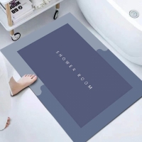 Суперпоглощающий коврик для ванной shower room blue 59*39 см