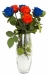 Долгосвежая роза Синий САПФИР (5 карат на коротком стебле)