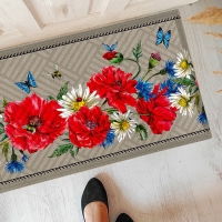 Дверний килимок Українськи Маки