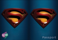 Обложка на паспорт Супермена