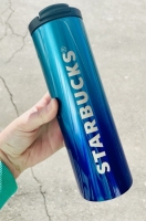 Термокружка двухцветная Starbucks 473мл (Blue)