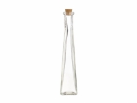 HM Бутылка стеклянная с пробкой 130 мл (24 см)
