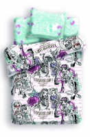 Комплект постельного белья полуторный Monster High Перемена