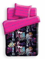 Комплект постельного белья полуторный Monster High Школьные граффити