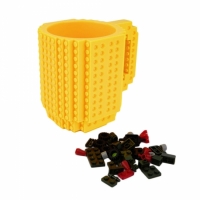 Кружка Lego брендовая 350мл Yellow