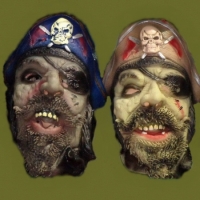 Латексная маска Пираты