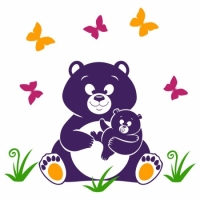 Наклейка Детская Bear