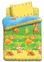 Постельное белье для детей в детскую кроватку Непоседа Энималс