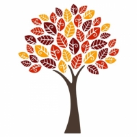 Виниловая Наклейка Autumn Tree