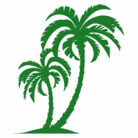 Виниловая Наклейка Palm Tree