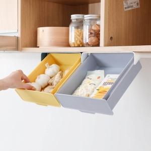Подвесной скрытый ящик для хранения канцелярии и кухонных принадлежностей под столом