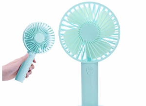 Вентилятор с ручкой handy mini fan (голубой)